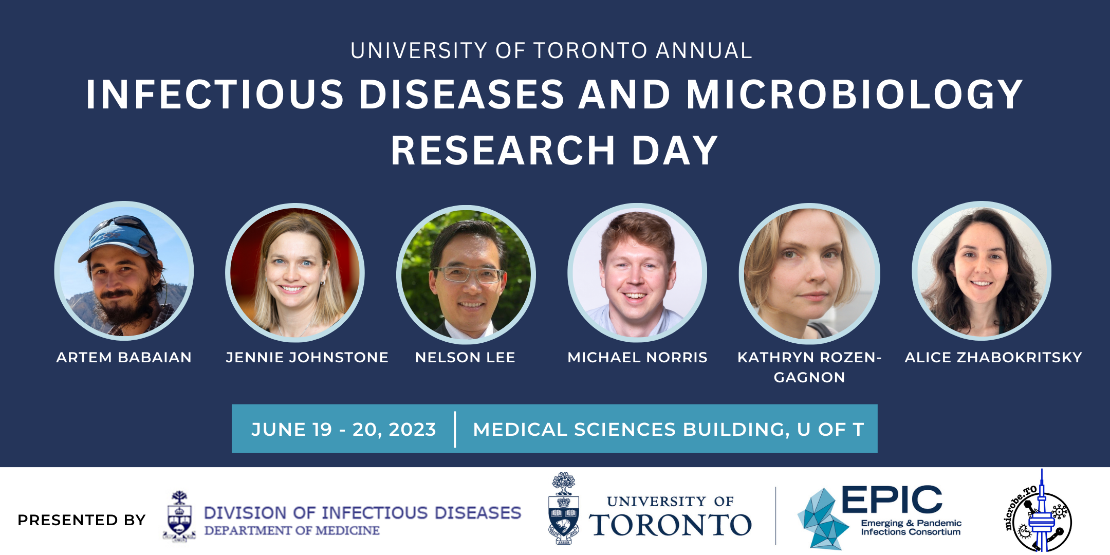 University of Toronto's annual Infectious Diseases and Microbiology Research Day