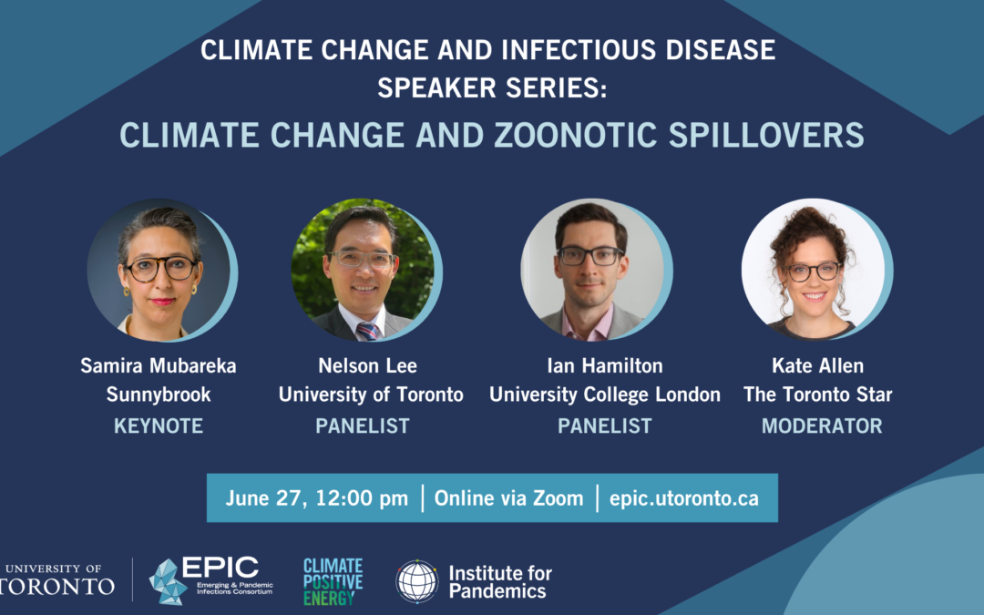 Climate Change and Infectious Diseases Speaker Series