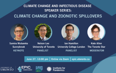 Climate Change and Infectious Diseases Speaker Series