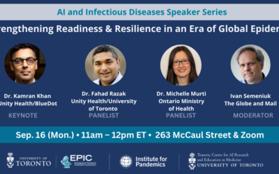 Artificial intelligence and infectious diseases speaker series