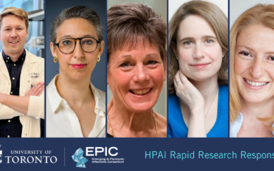 EPIC launches Highly Pathogenic Avian Influenza Rapid Research Response to inform and support comprehensive influenza pandemic preparedness