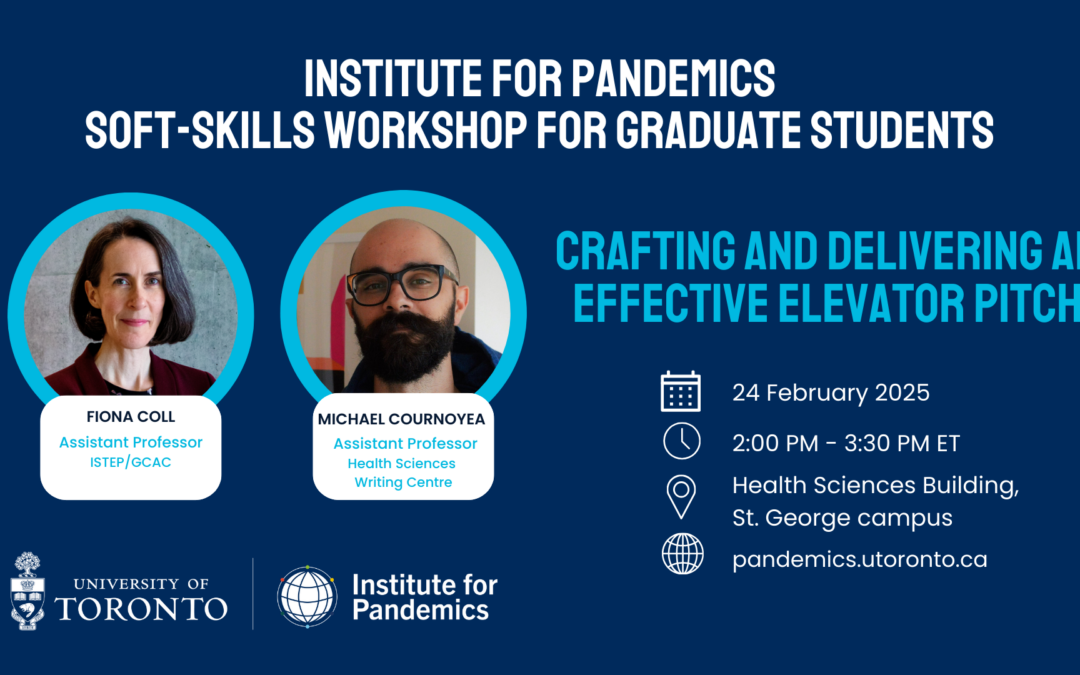 Soft Skills Workshop for Graduate Students: Crafting and Delivering an Effective Elevator Pitch